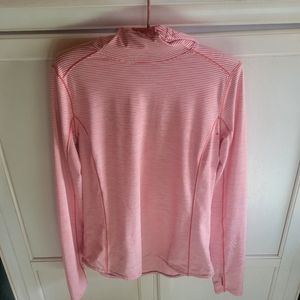 Duluth Trading Striped Salmon Running  Hoodie Pullover Size Extra Small